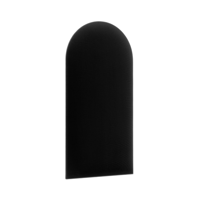 Polsterte Blende, schwarz, 30 cm